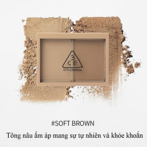 Phấn Tạo Khối 3Ce Contour Shading 8.6G #Soft Brown