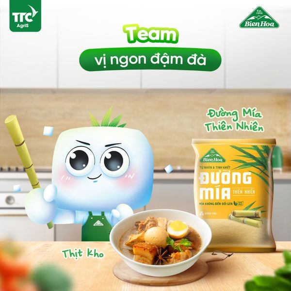  Combo 3 Đường mía thiên nhiên Biên Hòa 1kg/túi 