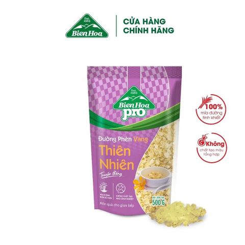  Combo 2 Đường Phèn Vàng Thiên Nhiên 500g/túi 