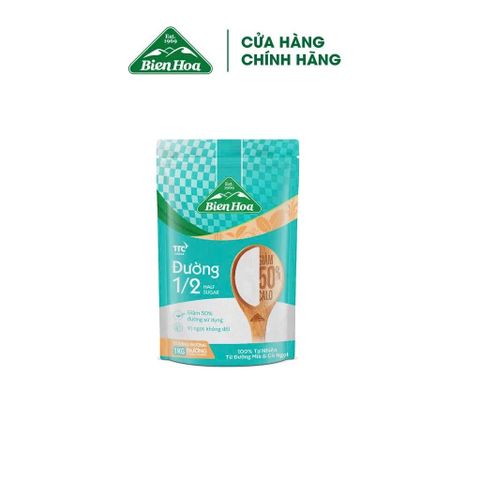  Combo 3 túi Đường 1/2 Giảm 50% Calo Biên Hòa 500gr/túi 