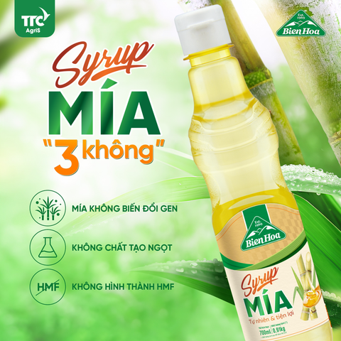  Combo 6 chai Syrup Mía Biên Hòa 400ml/Chai 