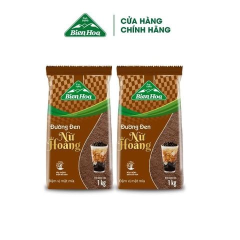  Combo 2 Đường đen nữ hoàng Biên Hòa 1kg/túi 