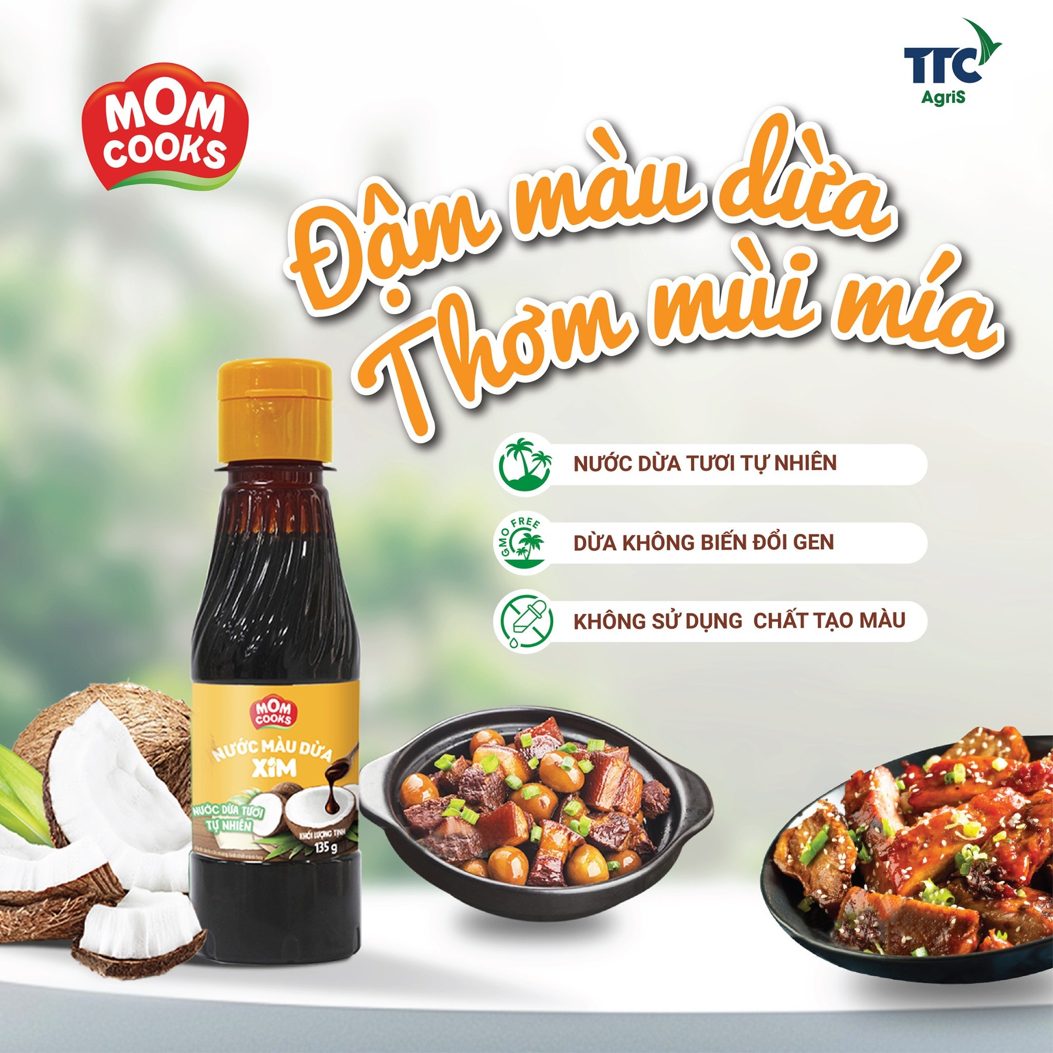 Nước màu dừa Xim Mom Cooks