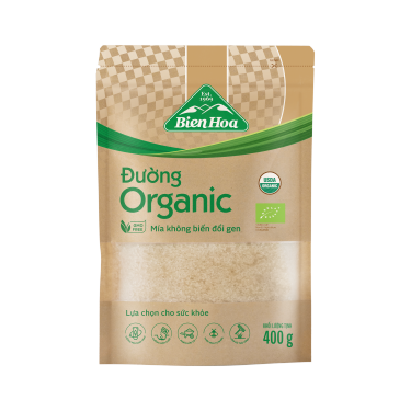  Đường Biên Hoà Organic túi 400g/túi 