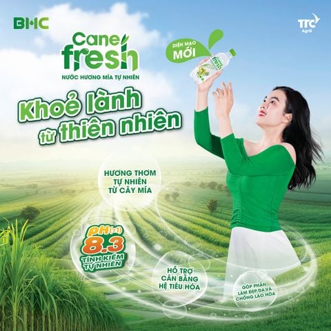  Combo 2 Thùng - Nước hương mía tự nhiên Cane Fresh 355ml/Chai/48chai 