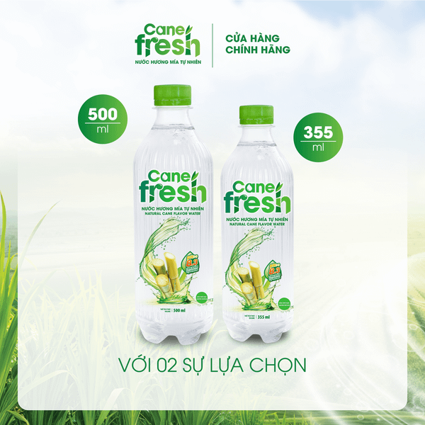  Thùng 24 chai Nước hương mía tự nhiên Cane Fresh /500ml/Chai 