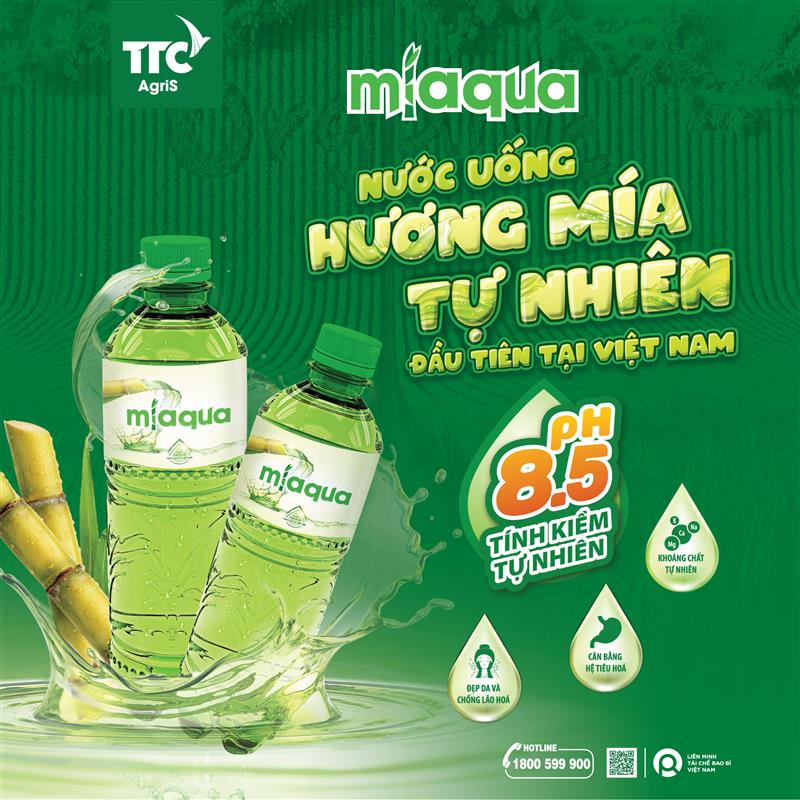 Nước uống hương mía Miaqua
