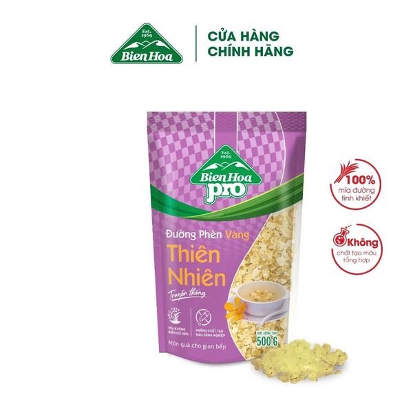  Đường phèn vàng thiên nhiên 500g 