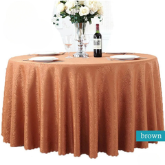 Khăn bàn nhà hàng - Khăn trải bàn tròn nhà hàng - Gấm 02