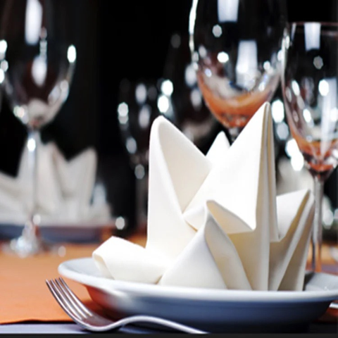 Khăn ăn nhà hàng 100% cotton