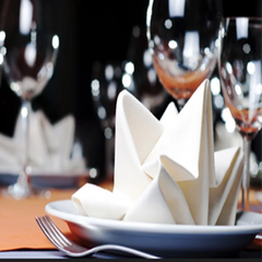 Khăn ăn nhà hàng 100% cotton