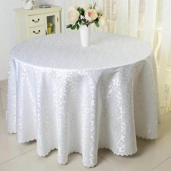 Khăn bàn nhà hàng - Khăn trải bàn tròn nhà hàng - Gấm 02