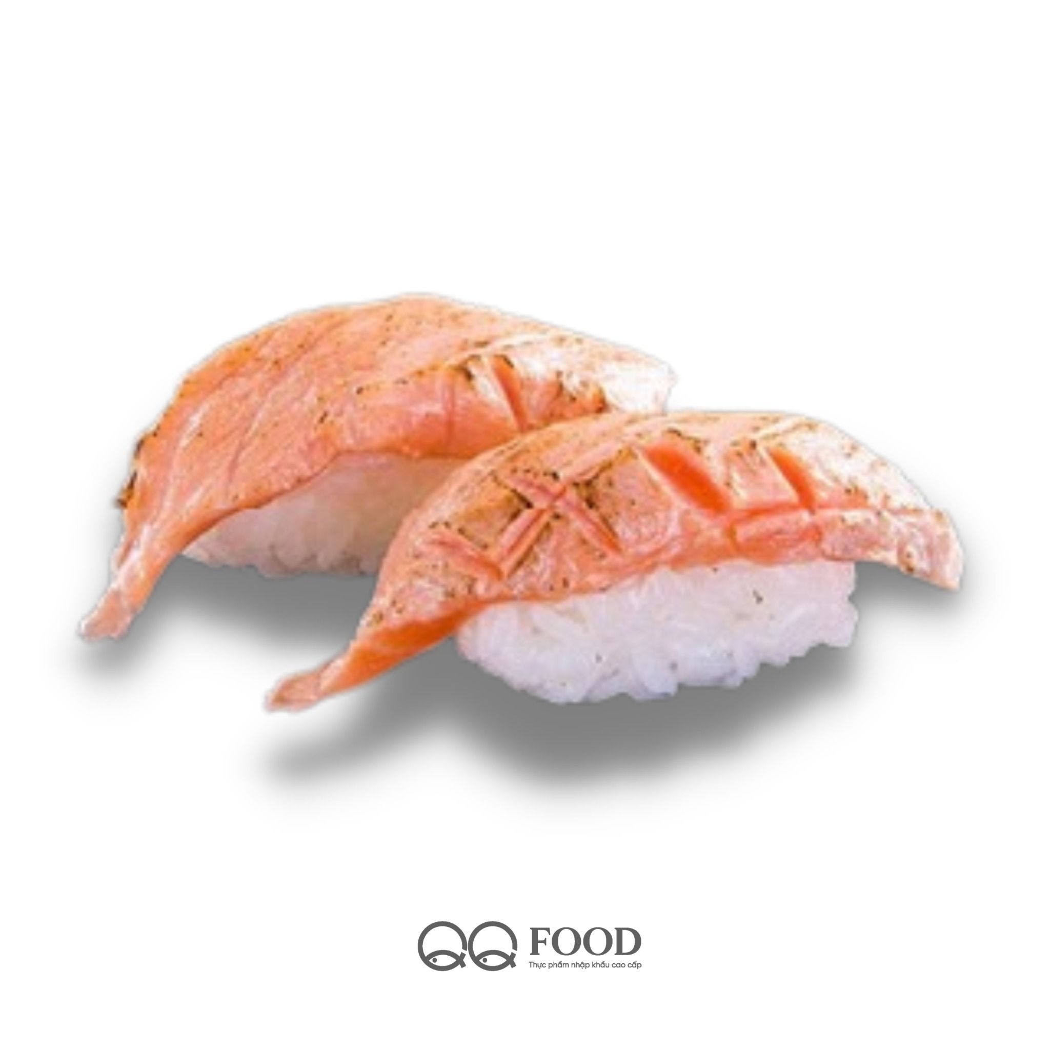  Sushi cá hồi nướng 