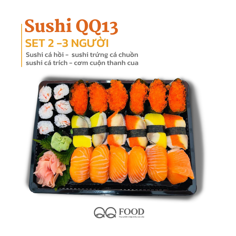  QQ13 Set sushi 2-3 người 