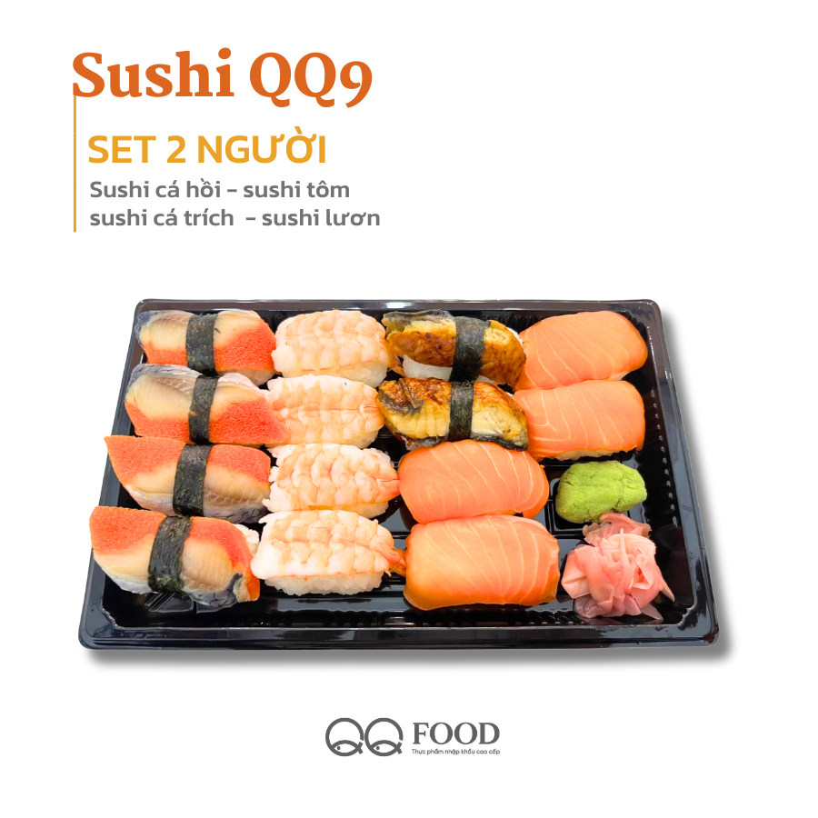 QQ9 Set sushi 2 người 