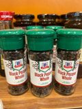  Tiêu đen nguyên hạt Mc Cormick 35g - Whole Black Peppercorn 