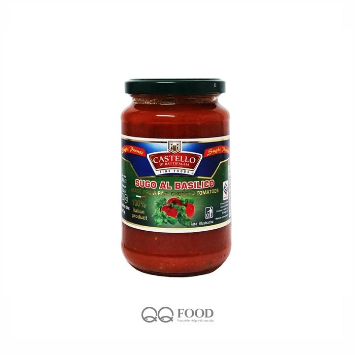 Castello Sốt Mỳ Basil 350g 