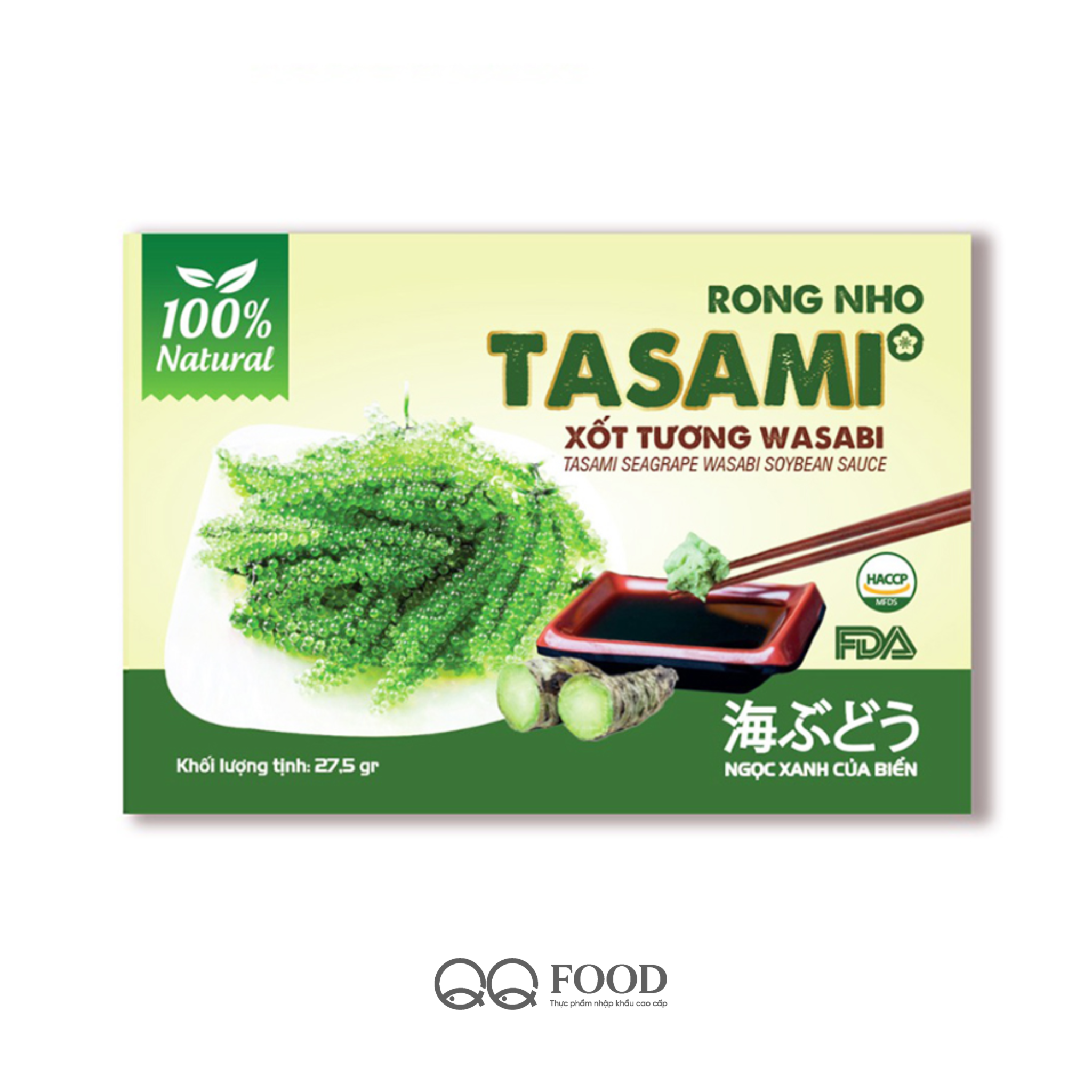  TASAMI RONG NHO XỐT TƯƠNG WASABI 137.5G 5G×27,5 