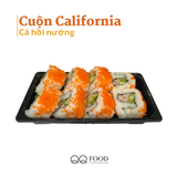  Cuộn California cá hồi nướng 