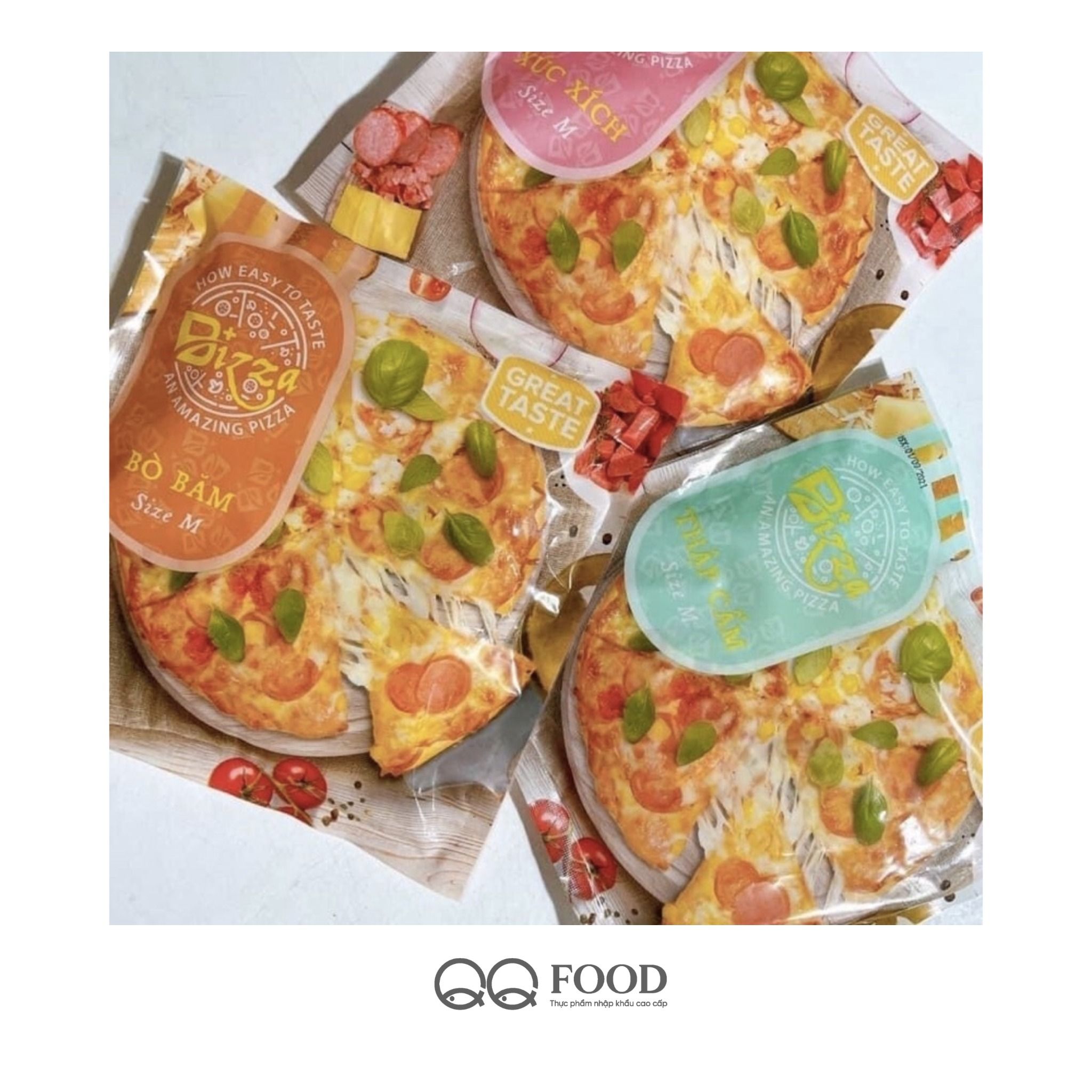  Pizza đông lạnh Great Taste size M 