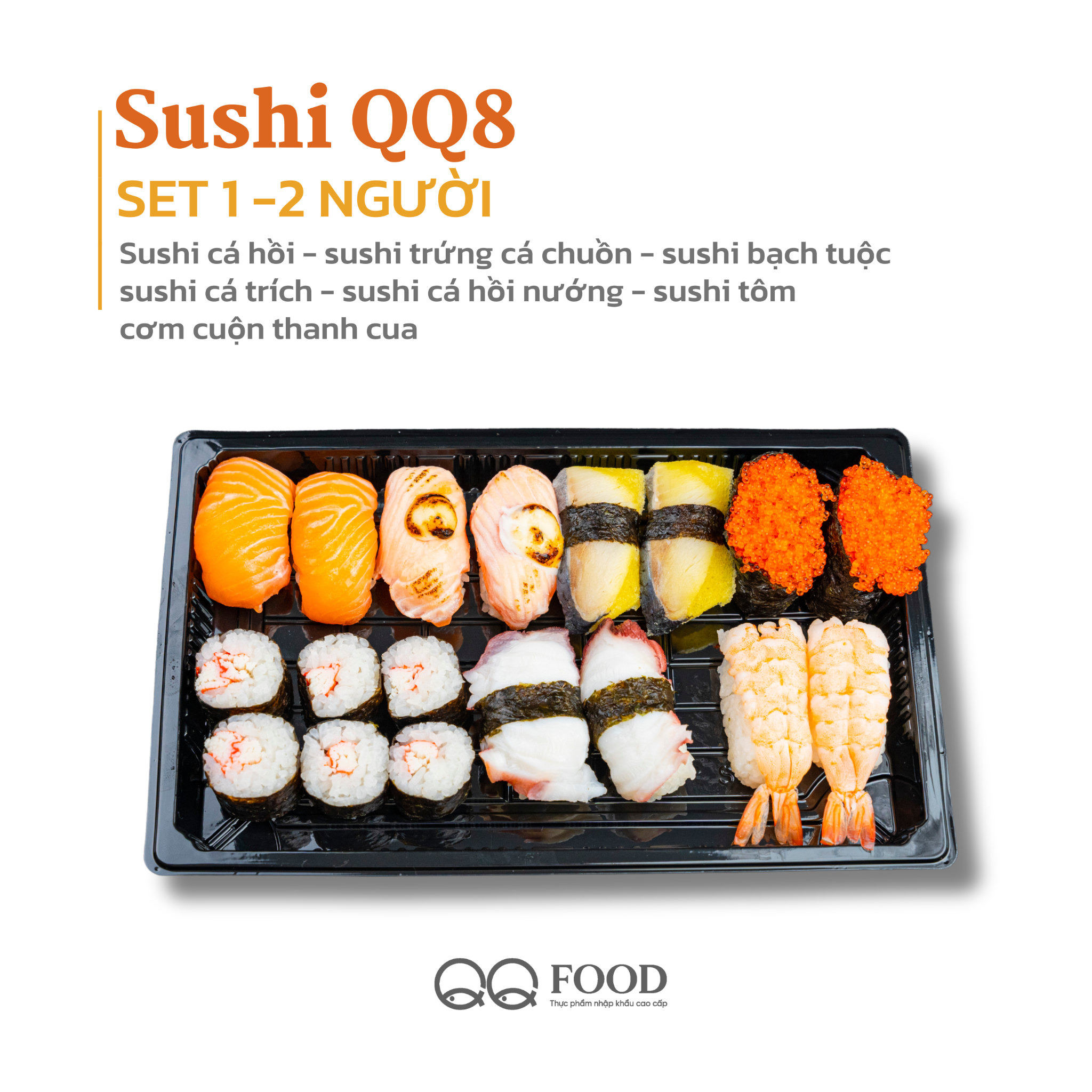  QQ8 Set sushi 1-2 người 