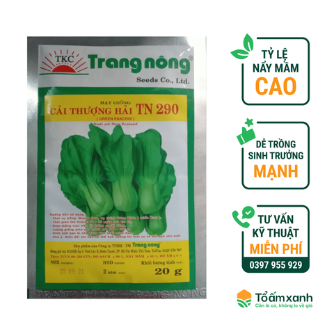 Hạt Giống Cải Thượng Hải TN 290 - Trang Nông  20 gram