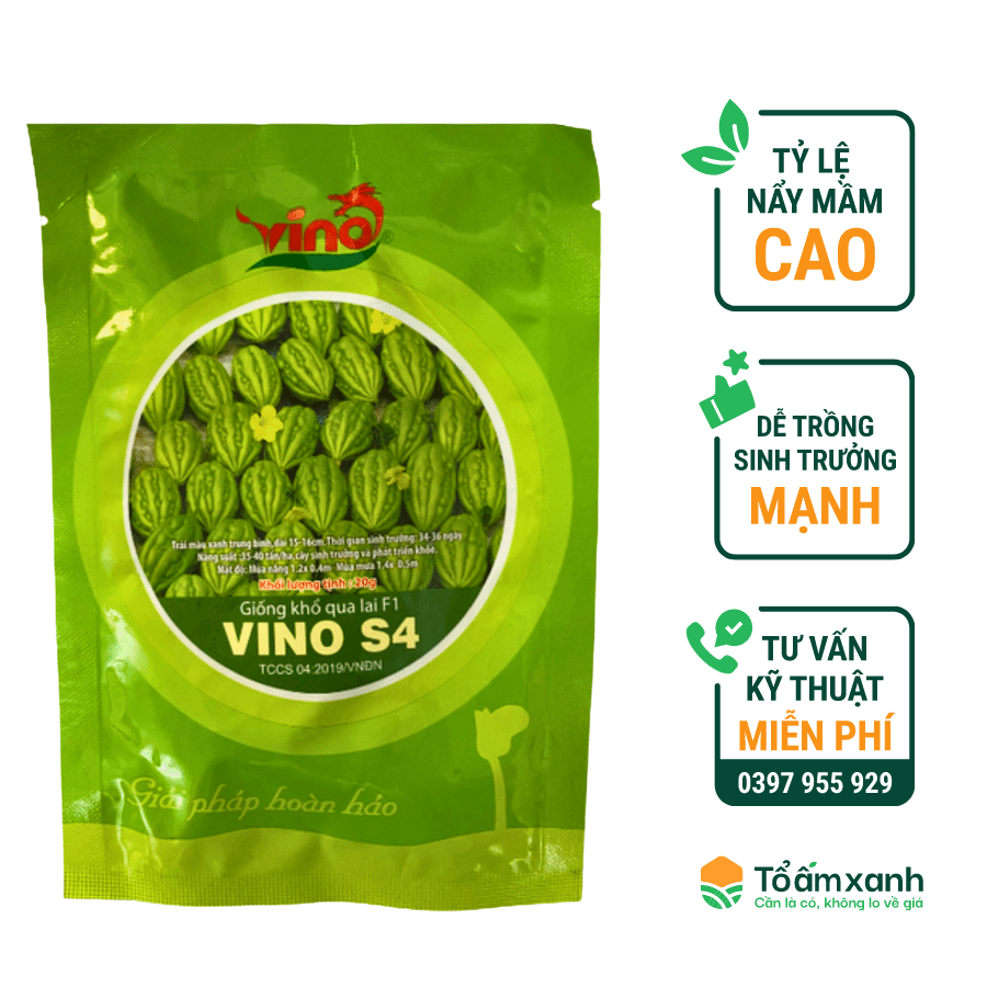 Hạt Giống Khổ Qua Lai F1 S4 - Vino