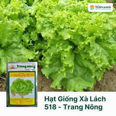 Hạt Giống Xà Lách 518 - Trang Nông - 20 gram
