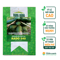 Hạt Giống Đu Đủ Siêu Lùn RADO 540 - Rạng Đông