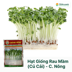 Hạt Giống Rau Mầm (Củ Cải) - Chánh Nông  50 gram