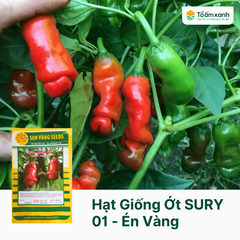 Hạt Giống Ớt Cu Tí - Sen Vàng 5 Hạt