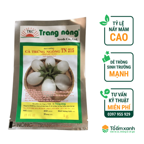 Hạt Giống Cà Trứng Ngỗng TN 215 - Trang Nông