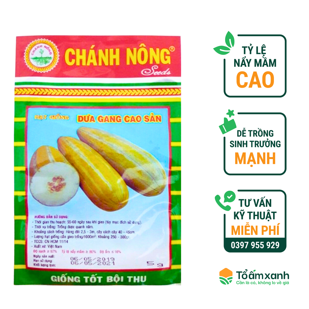 Hạt Giống Dưa Gang Cao Sản - Chánh Nông