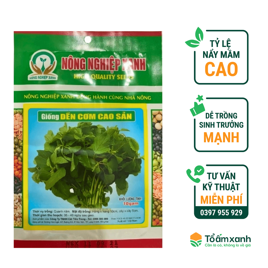 Hạt Giống Dền Cơm - Nông Nghiệp Xanh