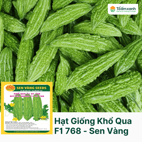 Hạt Giống Khổ Qua F1 768 - Sen Vàng  2 gram