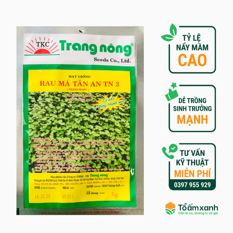 Hạt Giống Rau Má Tân An TN 3