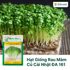 Hạt Giống Rau Mầm Củ Cải Nhật ĐA 161 -  Đại An