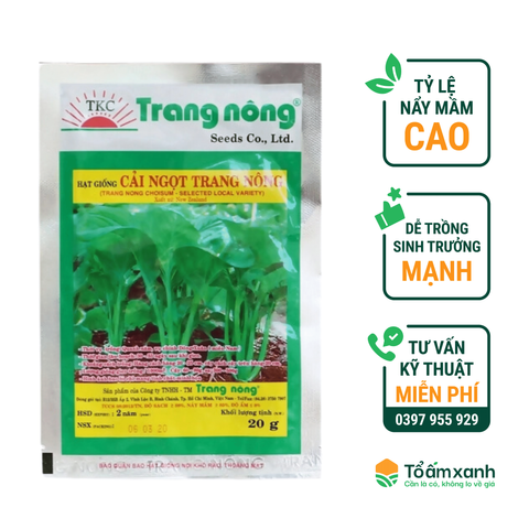 Hạt Giống Cải Ngọt - Trang Nông