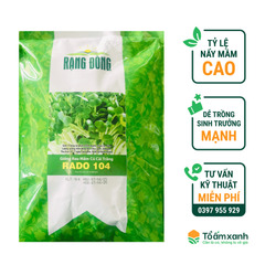 Hạt Giống Rau Mầm Củ Cải Trắng RADO 104 - Rạng Đông