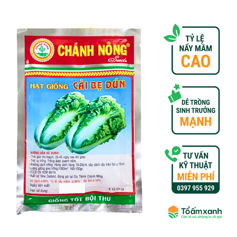 Hạt Giống Cải Bẹ Dún - Chánh Nông