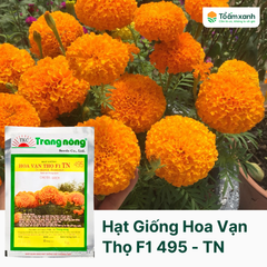 Hạt Giống Hoa Vạn Thọ F1 TN 495 - Trang Nông