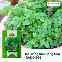 Hạt Giống Rau Càng Cua - RADO 666