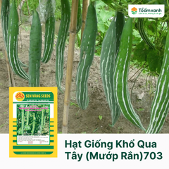 Hạt Giống Khổ Qua Tây (Mướp Rắn) 703 - Sen Vàng 5 gram