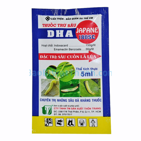 Thuốc Trừ Sâu DHA V12 5Ml