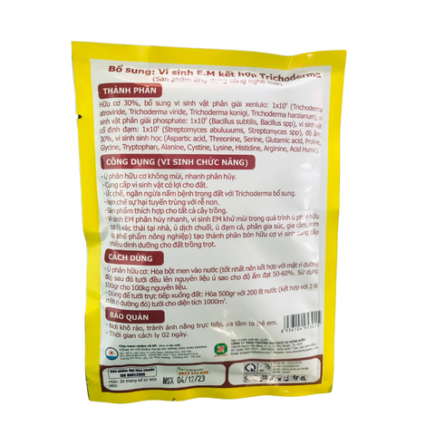 Phân Bón Hữu Cơ Vi Sinh AGRIORGANIC - EM 102 Plus Trichoderma