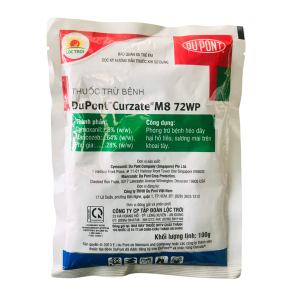 Thuốc Trừ Bệnh DUPONT CURZATE M8 72WP