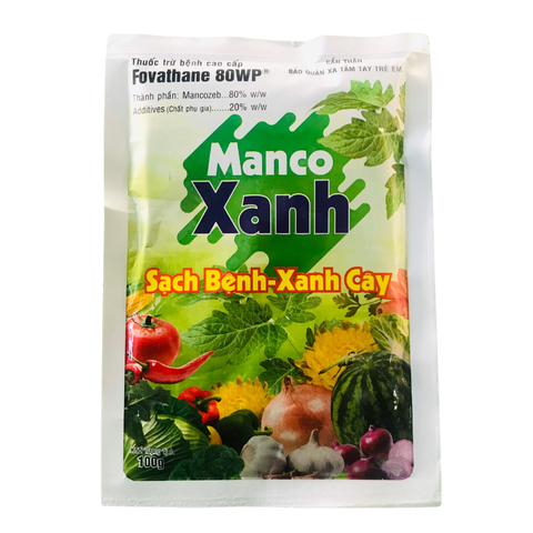 Thuốc Trừ Bệnh Manco Xanh 80WP - Sạch Bệnh - Xanh Cây