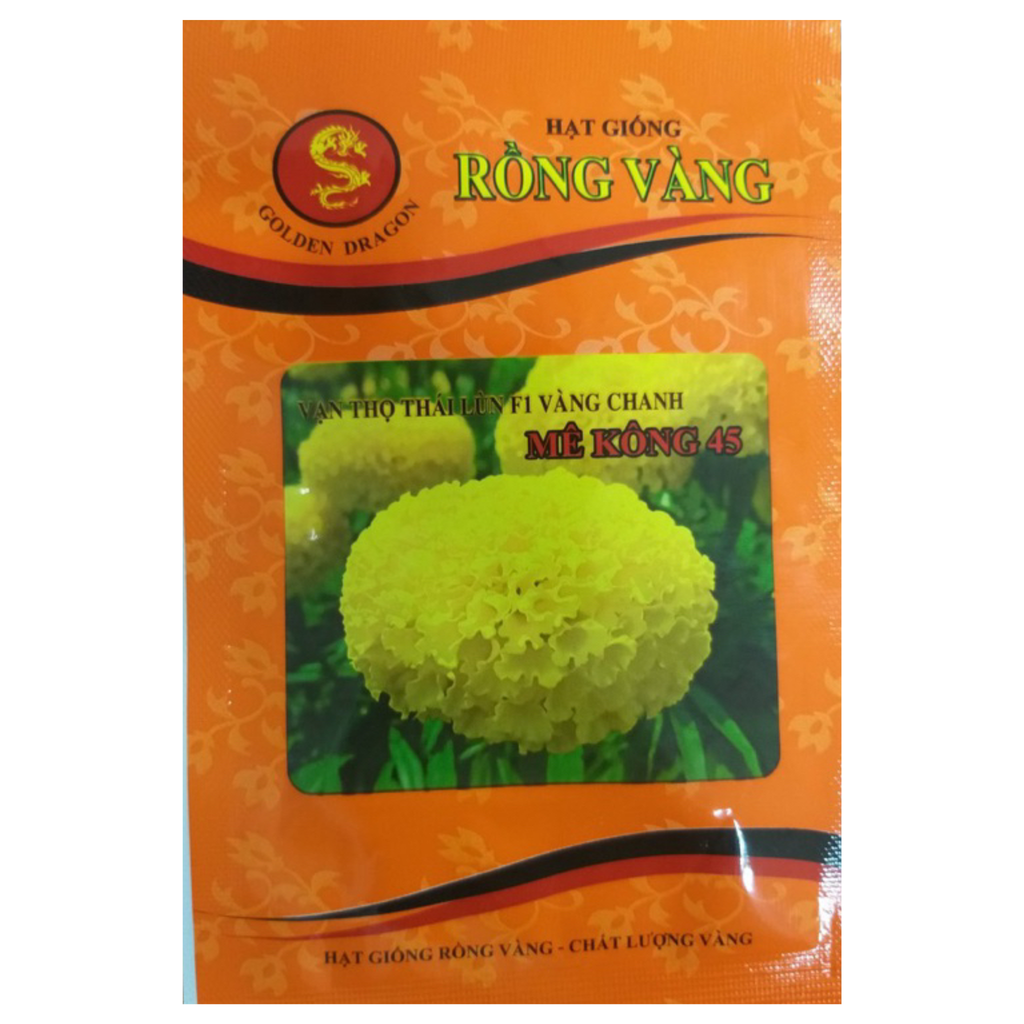 Hạt Giống Hoa Thọ Thái Vàng Chanh Rồng Vàng - 1 gram - 300 Hạt