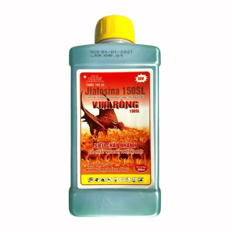 Thuốc Diệt Cỏ Jiafosina 150Sl - Vua Rồng 900Ml Siêu Cháy Nhanh, Cỏ Cháy Nhanh Thế Hệ Mới