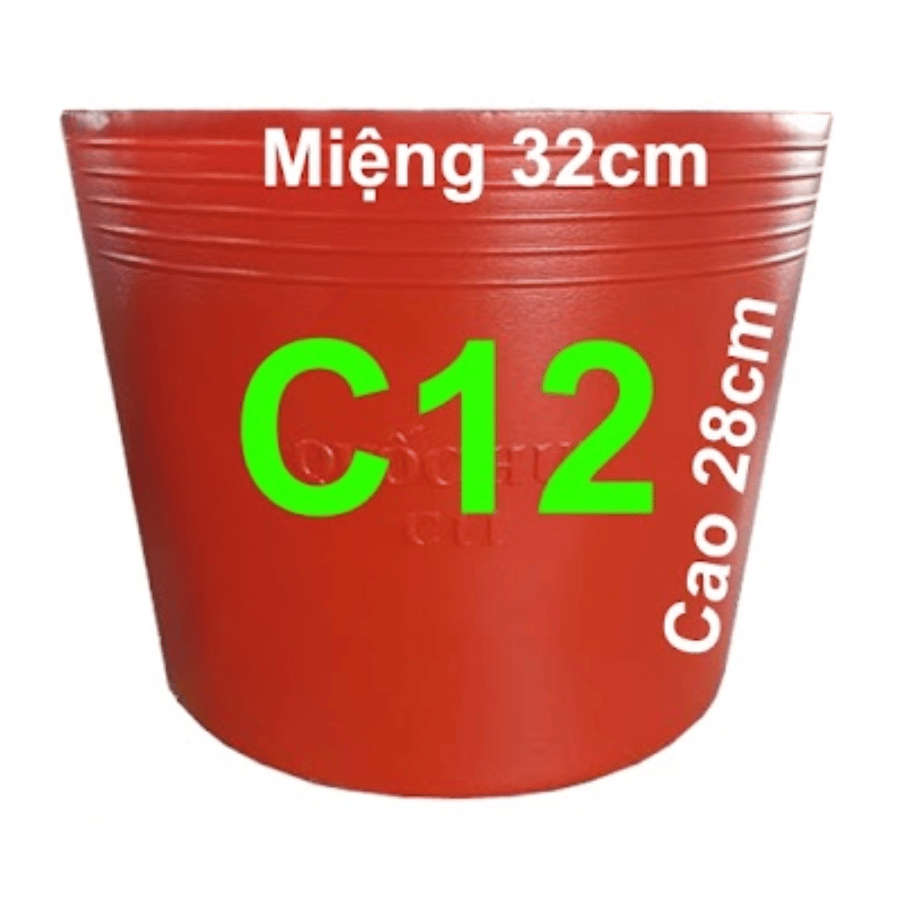 Chậu Dẻo C Đỏ